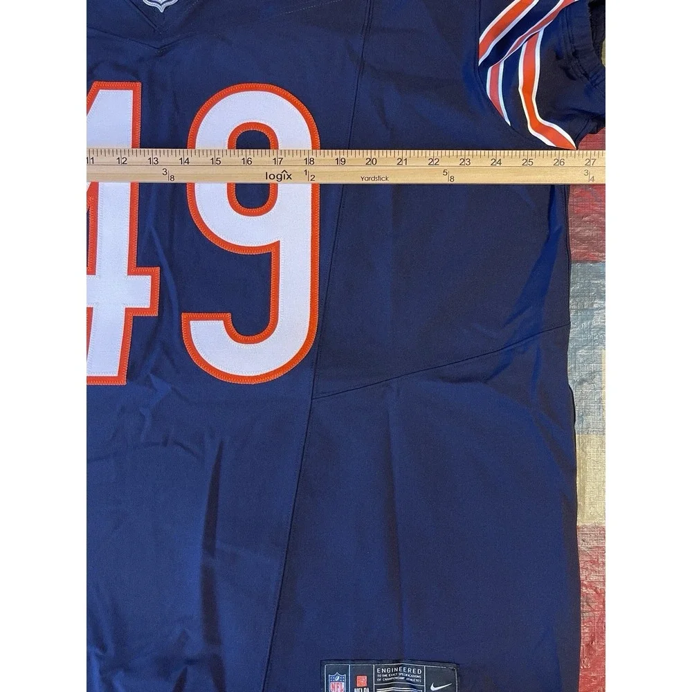 Men's 52 NWOT Chicago Bears Tremaine Edmunds #49 Nike Authentic Vapor Jersey